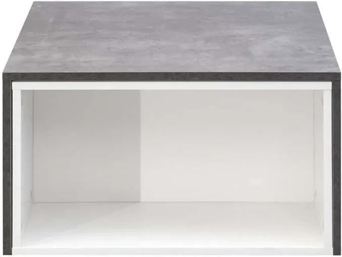 Symbiosis salontafel Halse - wit/betongrijs - 38,165,67 cm - Leen Bakker