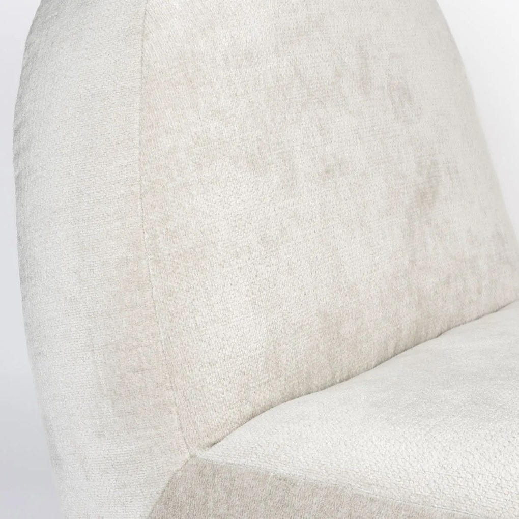 Zuiver Eden Sand Ronde Fauteuil Draaibaar Zandkleur