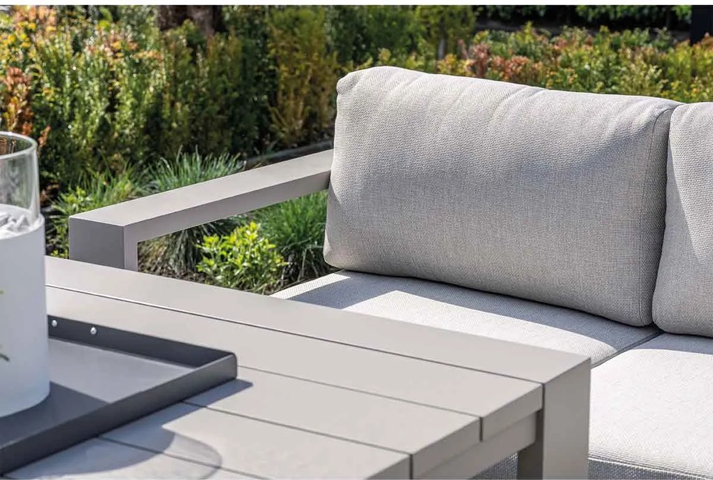 Garden Impressions Malakka lounge dining set 5-delig - taupe - valley sand
