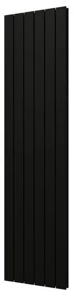 Plieger Cavallino Retto designradiator verticaal dubbel middenaansluiting 1800x450mm 1162W zwart grafiet (black graphite) 7253042
