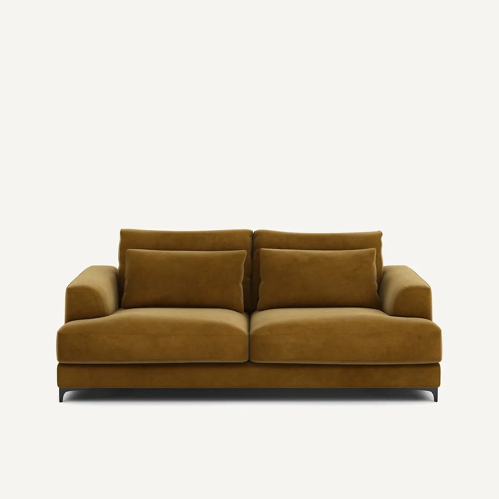 3-zits slaapbank van fluweel, Marsile