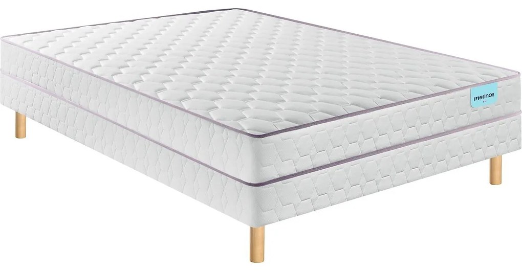 Matras, lattenbodem, dekbed en kussenset