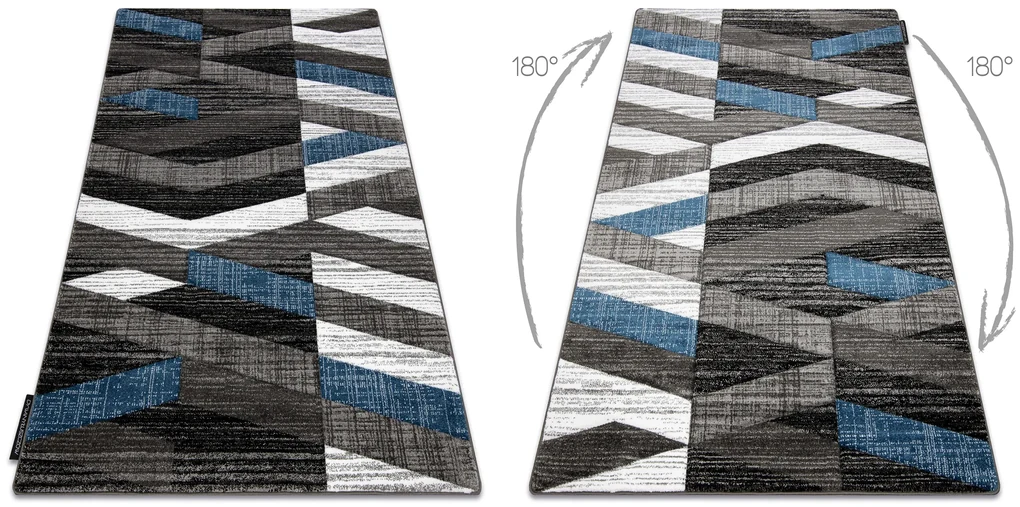 Tapijt ALTER Bax Strepen blauw