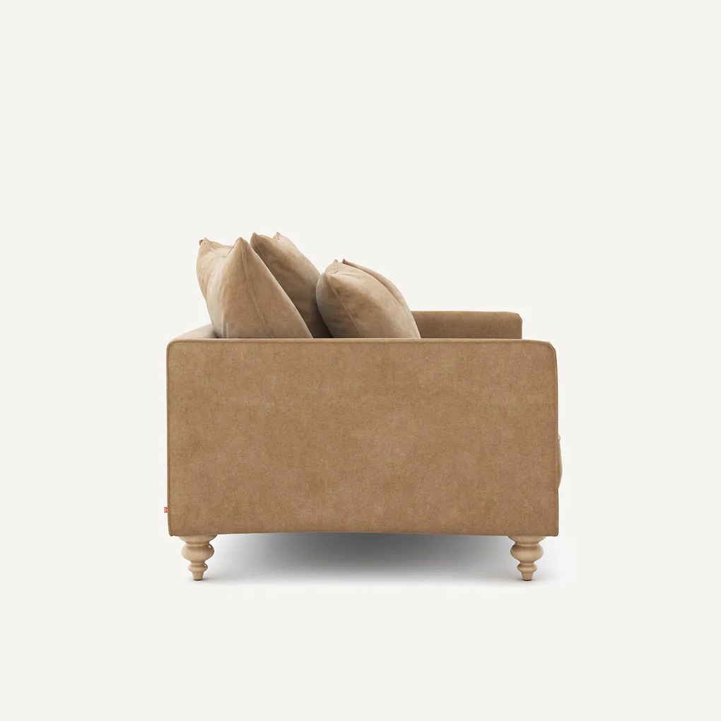 2-zits stonewashed fluwelen bank, Lazare