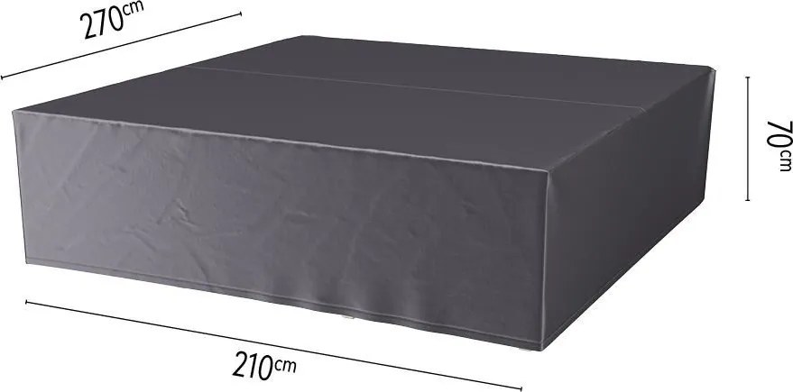 Platinum Aerocover loungesethoes - Ademende hoes voor loungeset 270 x 210 x H70cm