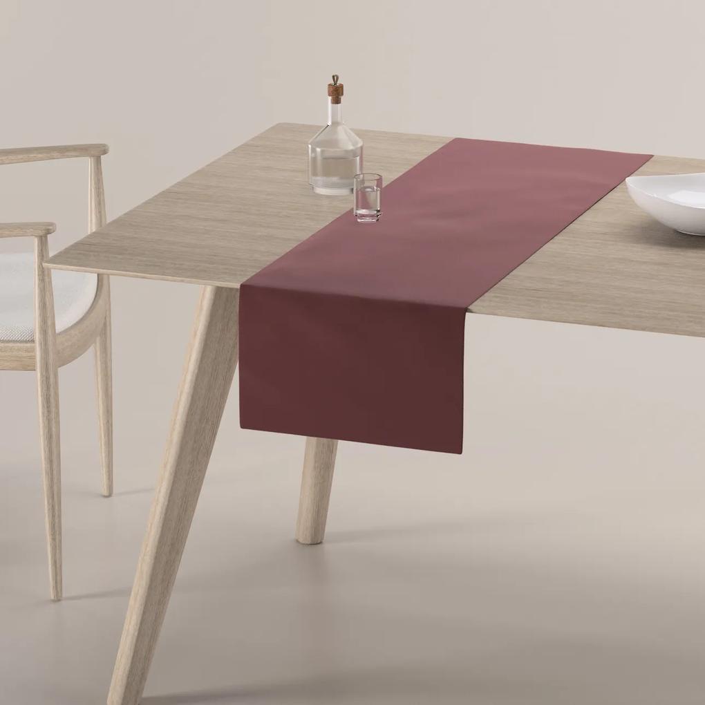 Dekoria Rechthoekige tafelloper, bordeaux, 40 x 130 cm