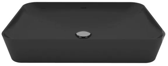 Sanigoods Aqualis keramische waskom 60x40cm mat antraciet