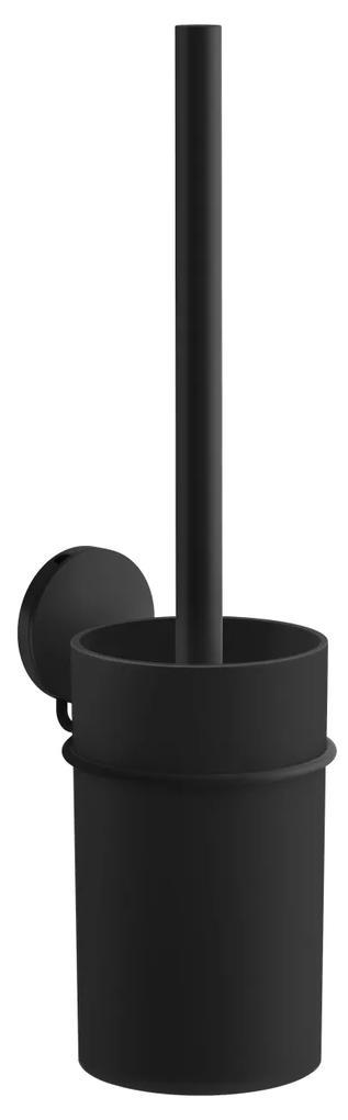 Smedbo Toiletborstelset 11x8.2x35 cm RVS Mat Zwart