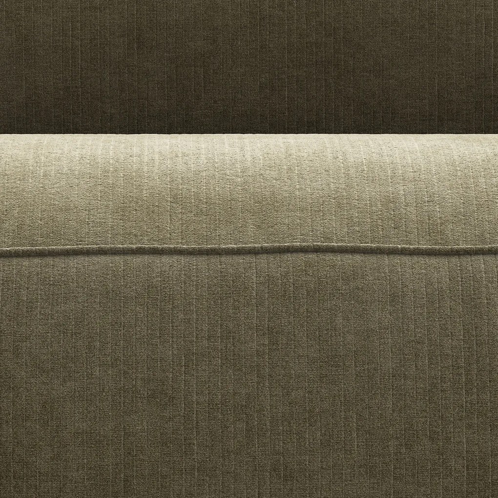 Bankelement voor modulaire bank, vintage ribfluweel, Seven