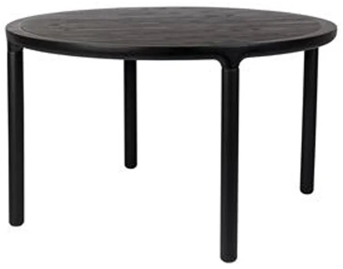 Zuiver Storm Ronde Eettafel Zwart - 128 X 128cm.