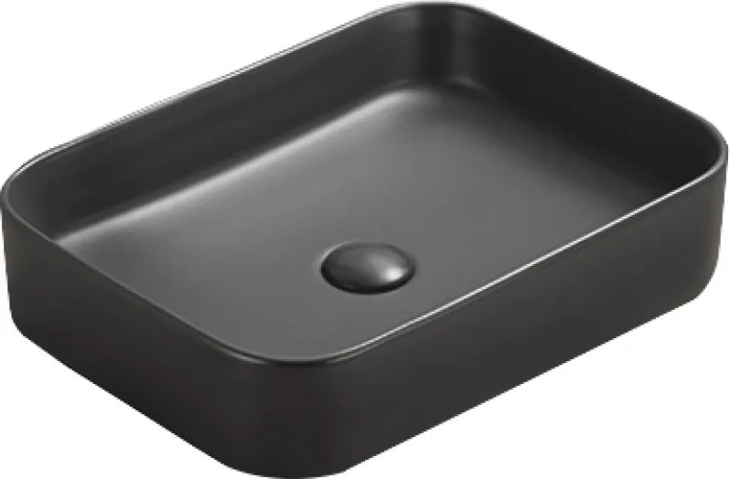 Mexen Vena opbouw wasbak 50 x 37 cm, zwart mat - 22195085