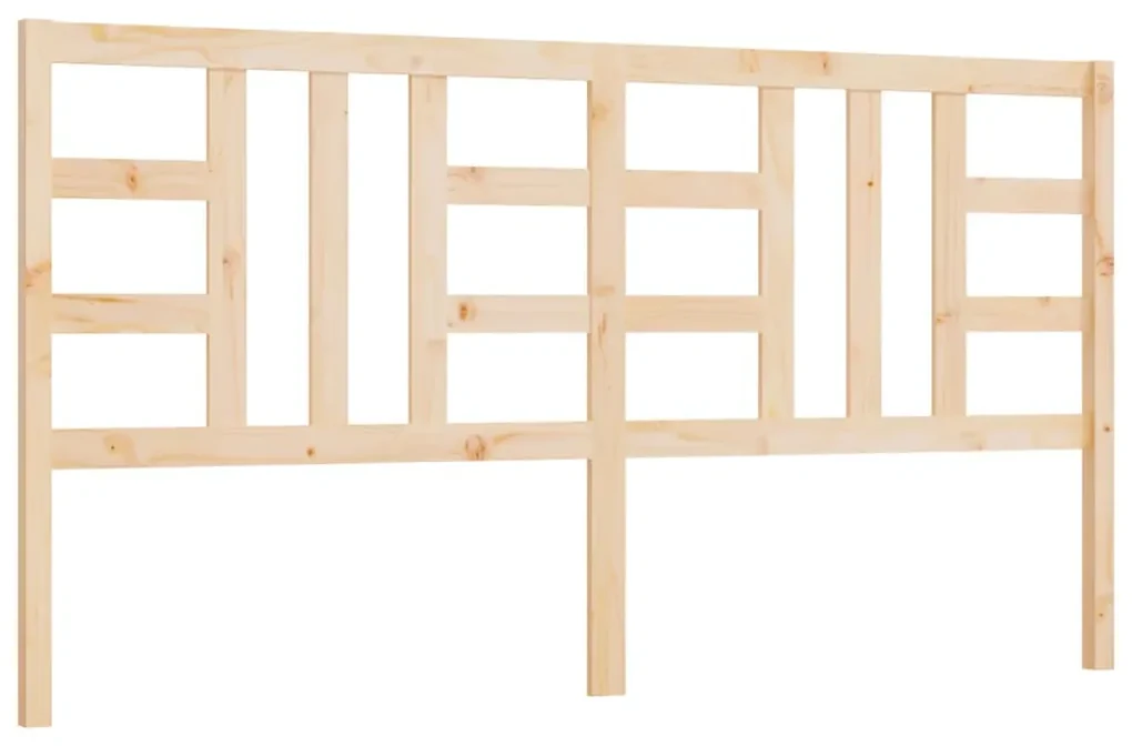 vidaXL Hoofdbord 186x4x100 cm massief grenenhout