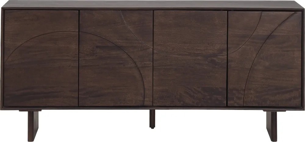 Dressoir Met Organisch Patroon - 170x40x76cm.