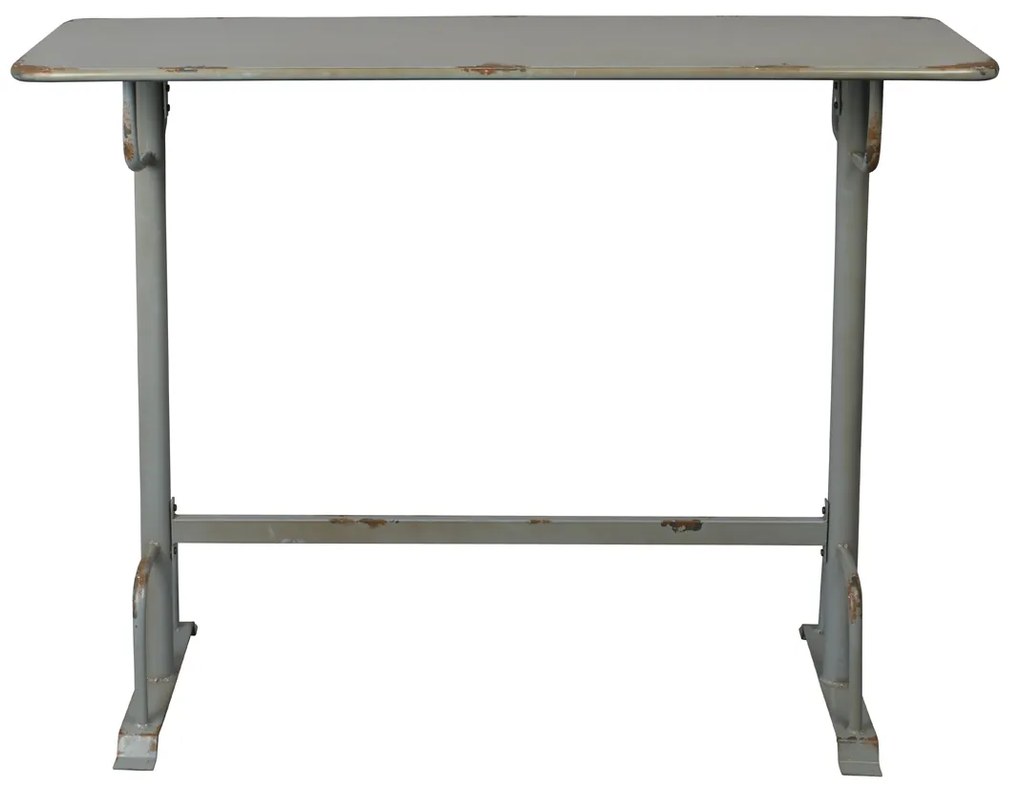 Dutchbone Declan Grijze Ijzeren Bartafel - 140 X 50cm.