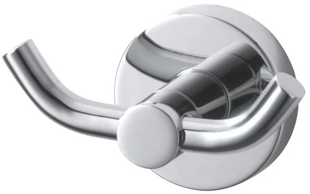 Haceka Kosmos Handdoekhaak - rond - dubbel - chroom 1208540