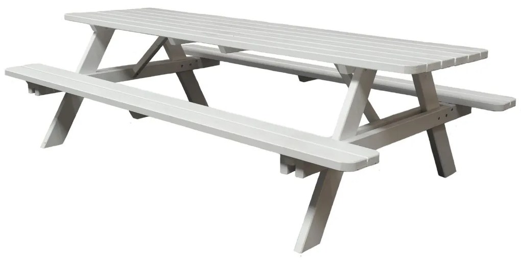 Picknicktafel Deluxe 240 x 70 cm - Wit