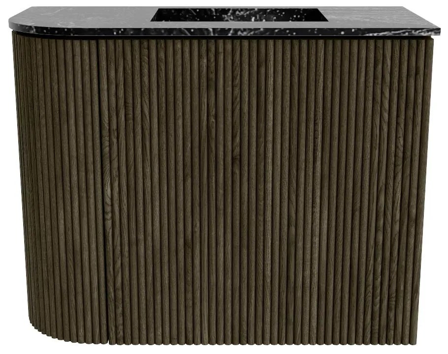 Mondiaz Joya DLux 50cm toiletmeubel ronding links shadow met wastafel faye rechts 1 kraangat lava