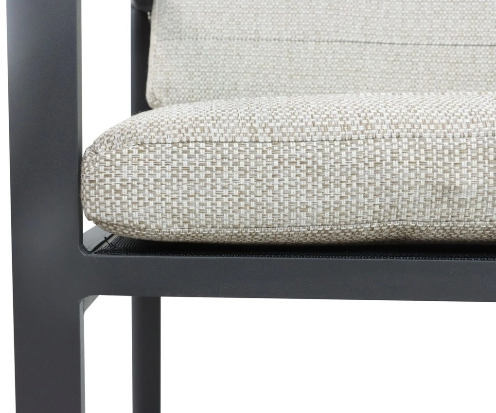 Tuinstoel Aluminium Grijs-antraciet Lifestyle Garden Furniture Nuno