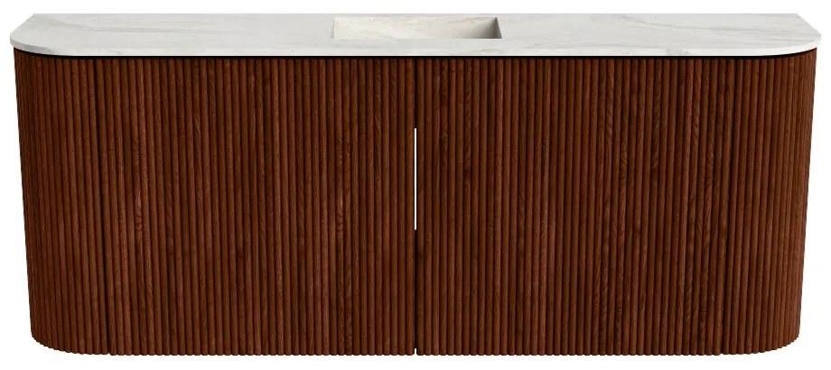 Mondiaz Joya DLux 105cm toiletmeubel ronding links/rechts ruby met wastafel faye midden zonder kraangat ostra