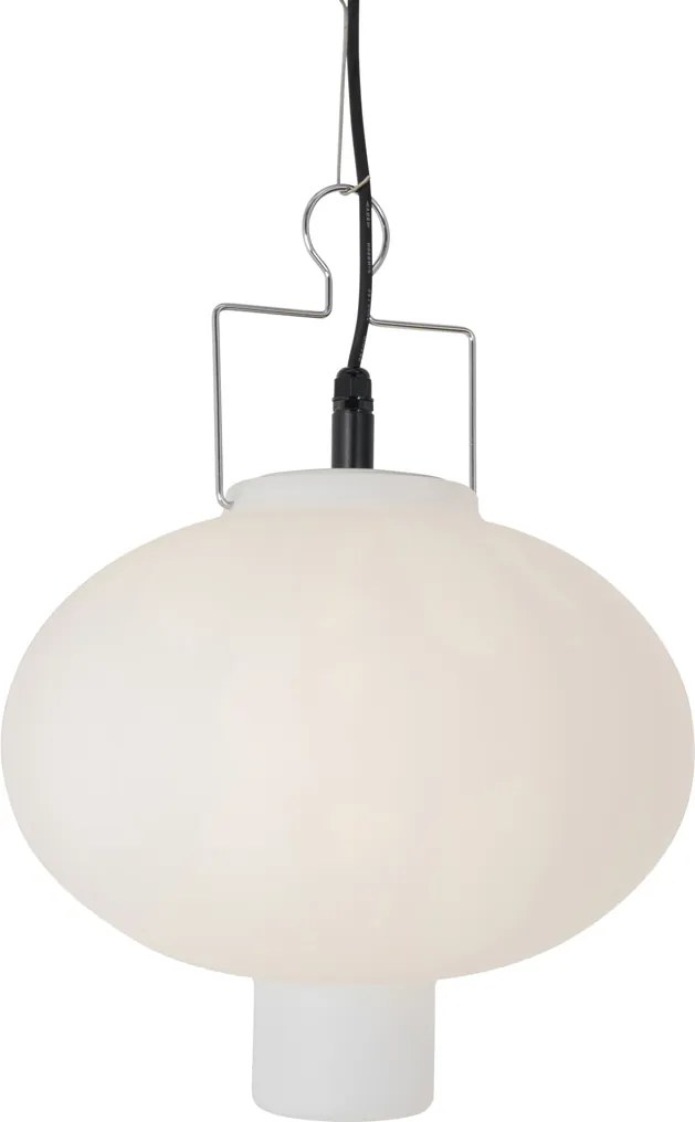 Smart buiten hanglamp wit 35cm incl. Wifi A60 - Pion