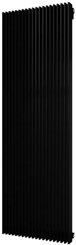 Plieger Antika Retto designradiator verticaal middenaansluiting 1800x595mm 2223W zwart