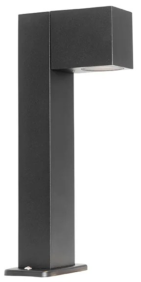 Industriële staande buitenlamp zwart 35 cm IP44 - Baleno