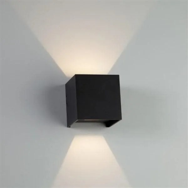 Absinthe by dmlights - Wandlamp Zenith Mat zwart Aluminium