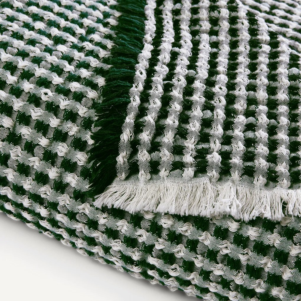 Plaid katoen/wol Moutyan