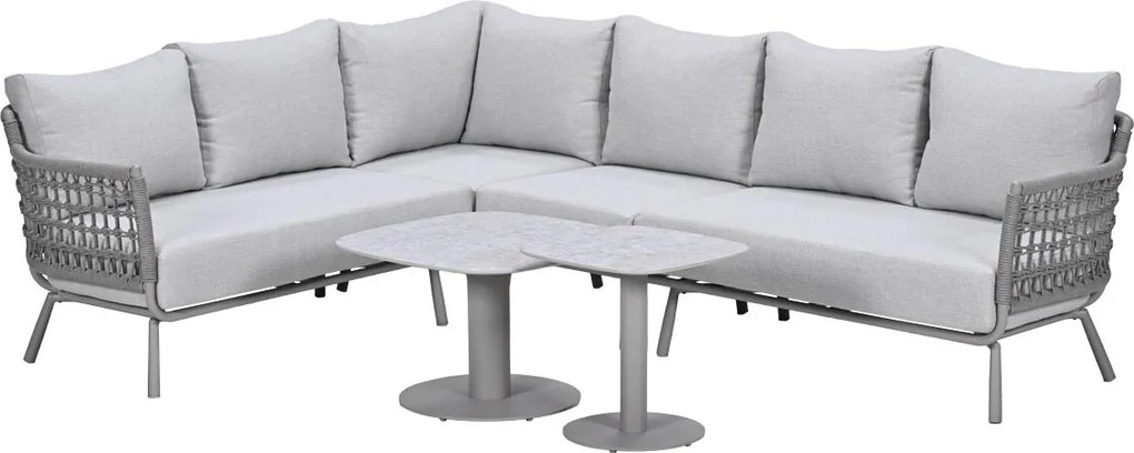 Garden Impressions Maud loungeset 6-delig - taupe