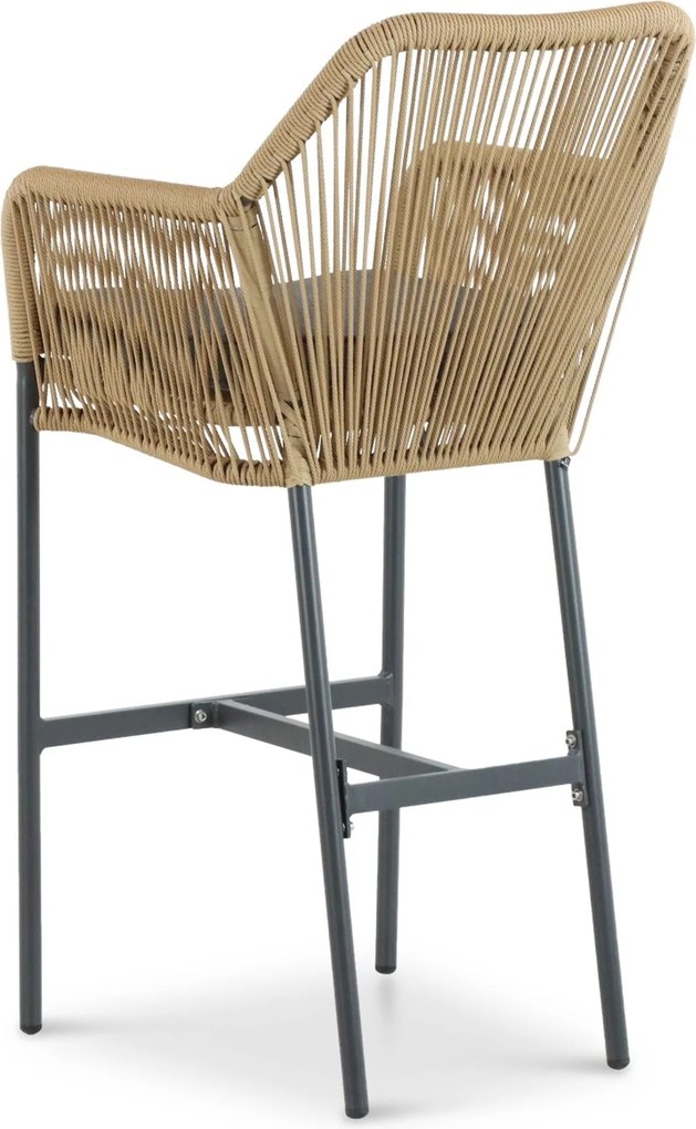 Barset 4 personen 150 cm Rope Taupe De Laan Projects