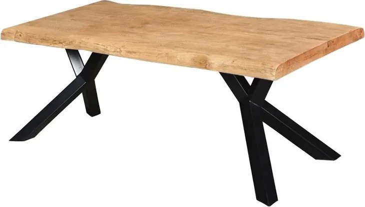 Boomstamtafelblad massief Mango - 200 x 100 cm - Bladdikte 4,0 cm