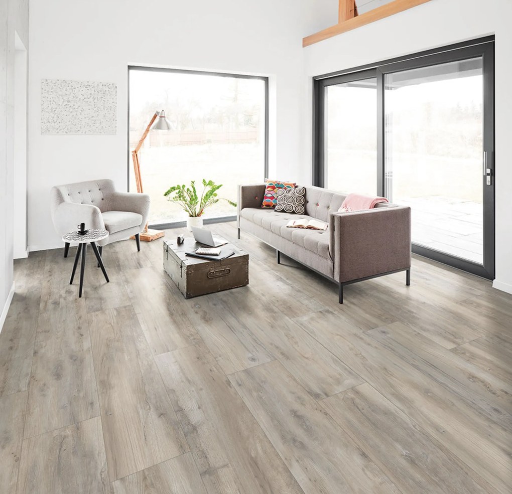 Houtlook Tegel 20x120 Cm Grijs Bruin Met Noesten NR108
