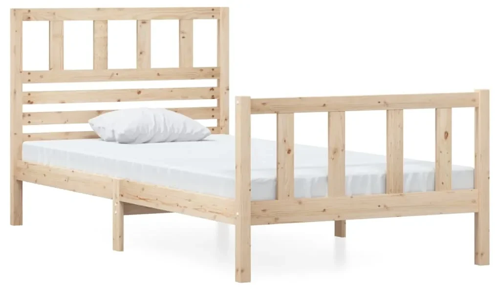 vidaXL Bedframe massief hout 90x200 cm