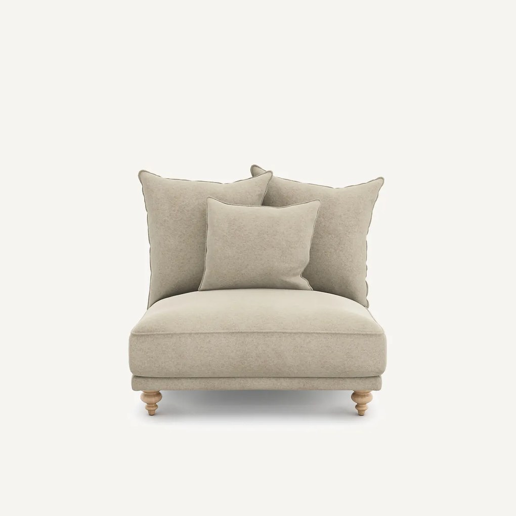 Bank in linnen fluweel, LAZARE