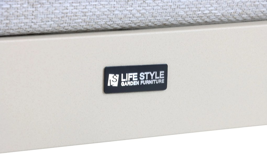 Hoek loungeset 5 personen Aluminium Taupe Lifestyle Garden Furniture Luca