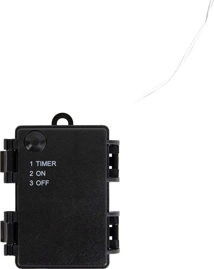 Kerst neon prikspot rood zuurstok incl. LED met timer IP44 - Fura