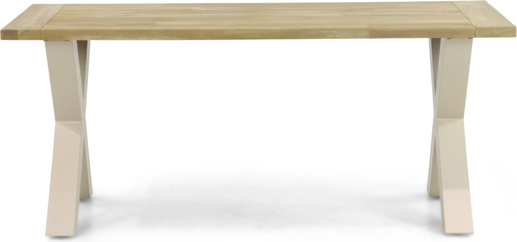 Tuinset 4 personen 180 cm Aluminium Taupe Presto Brentino/Cardiff