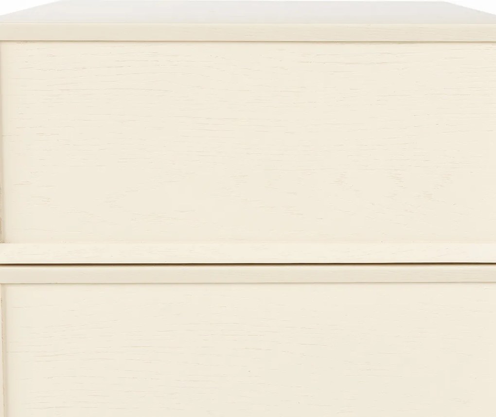 Zuiver June Design Nachtkastje Beige Hout - 45x45x60cm.