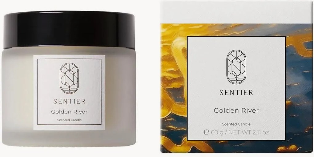 Geurkaars Golden River (muskus, amber)