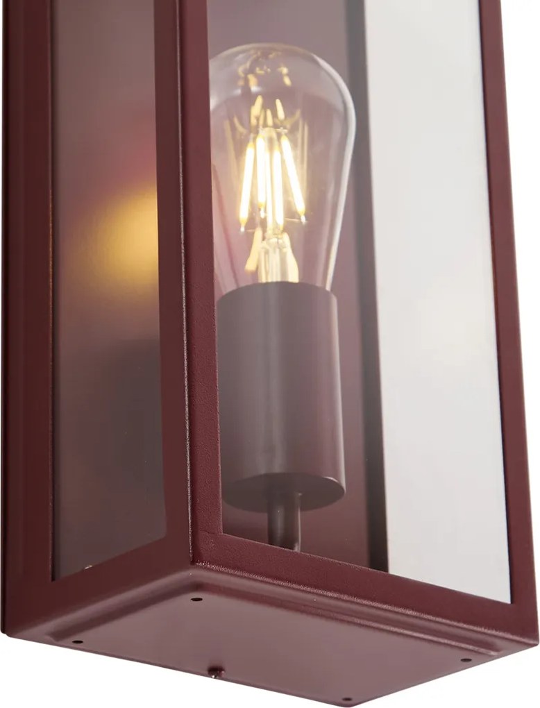 Klassieke buiten wandlamp rood IP44 - Rotterdam