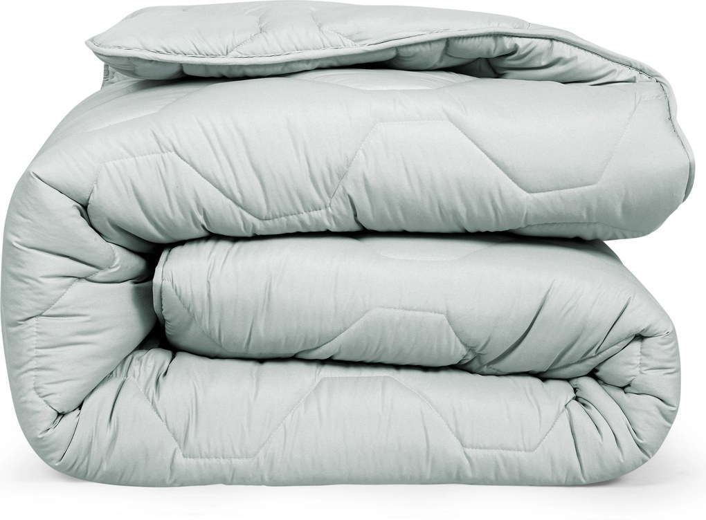 Dekbed 2 in 1 - Wasbaar dekbed zonder overtrek - 240x220 - licht grijs xl