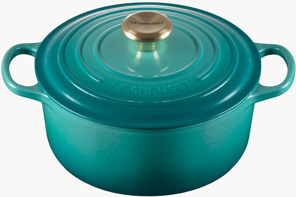 Ronde stoofpan Signature Collection van gietijzer, in verschillende formaten