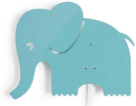 Elephant wandlamp pastel blauw-groen