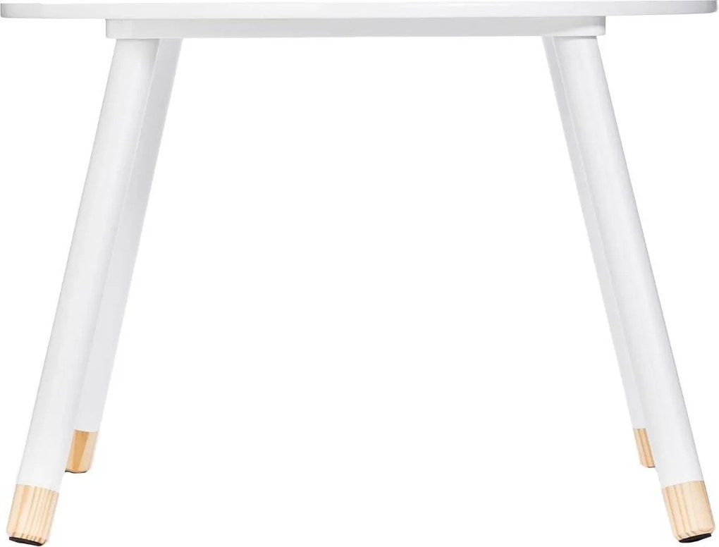 Atmosphera witte Douceur Ronde Tafel - Dennenhouten Poten - E1 Materiaal - Binnen