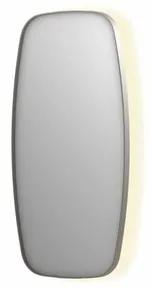 INK SP30 spiegel - 50x4x100cm contour in stalen kader incl indir LED - verwarming - color changing - dimbaar en schakelaar - geborsteld RVS 8409753