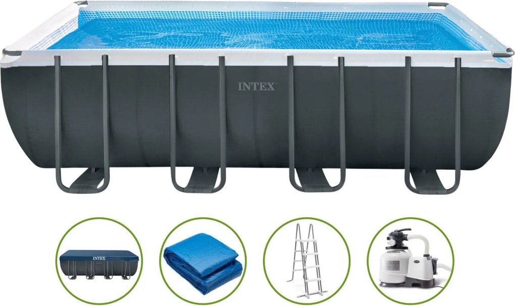 Intex Ultra XTR Frame Set opbouwzwembad - rechthoekig - L549 x B274 x H132 cm