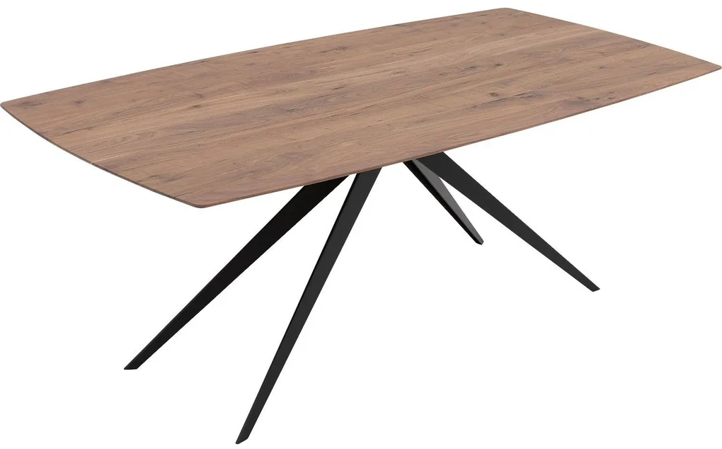Goossens Excellent Eettafel Floyd, Semi rechthoekig 260 x 100 cm