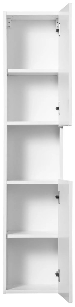 Comad Nova White hoge kast 30x25x140cm wit