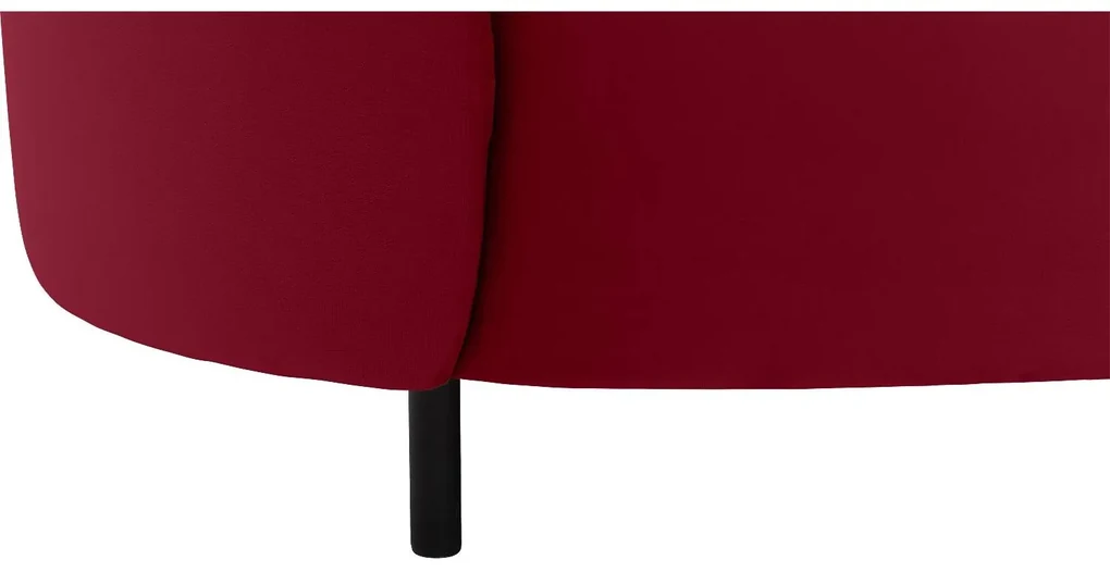 Goossens Bank Ragnar rood, stof, 2,5-zits, modern design