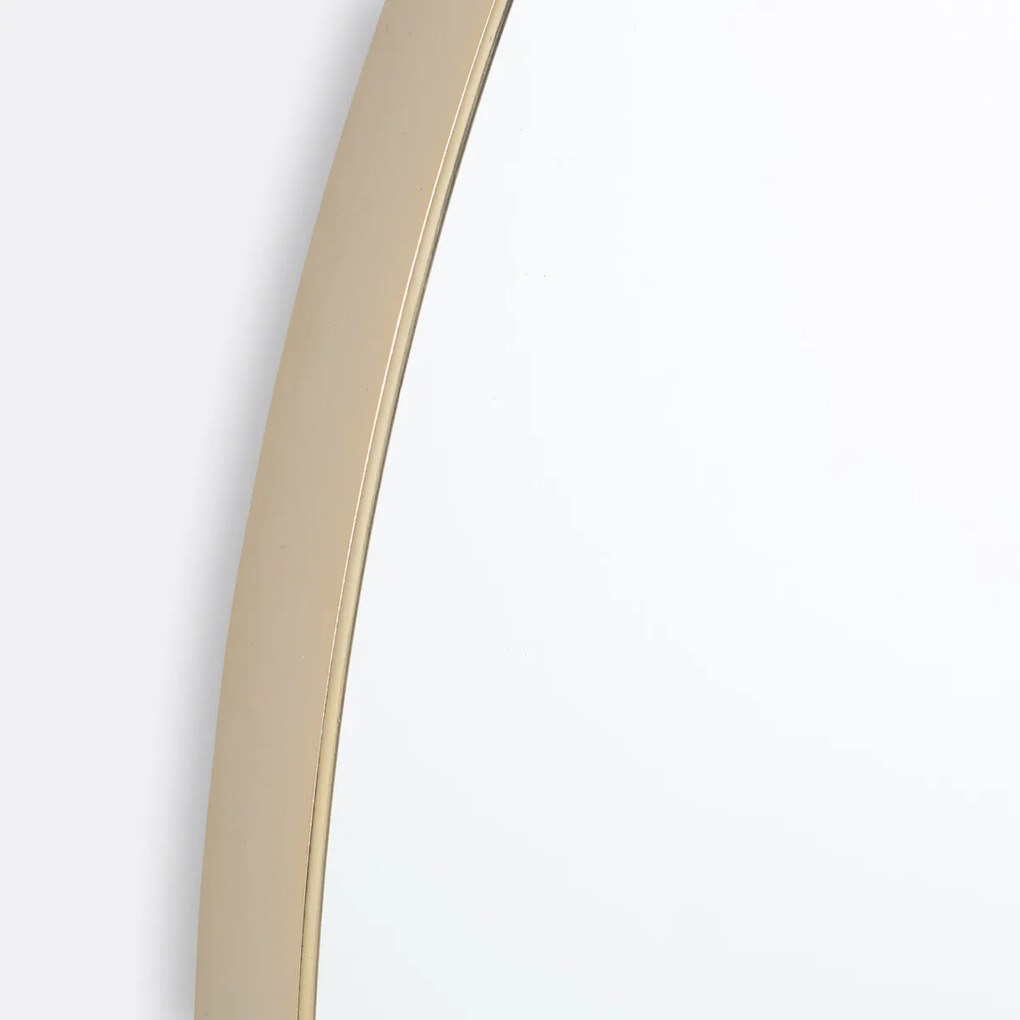 Ronde metalen spiegel, diameter 90 cm, IODUS